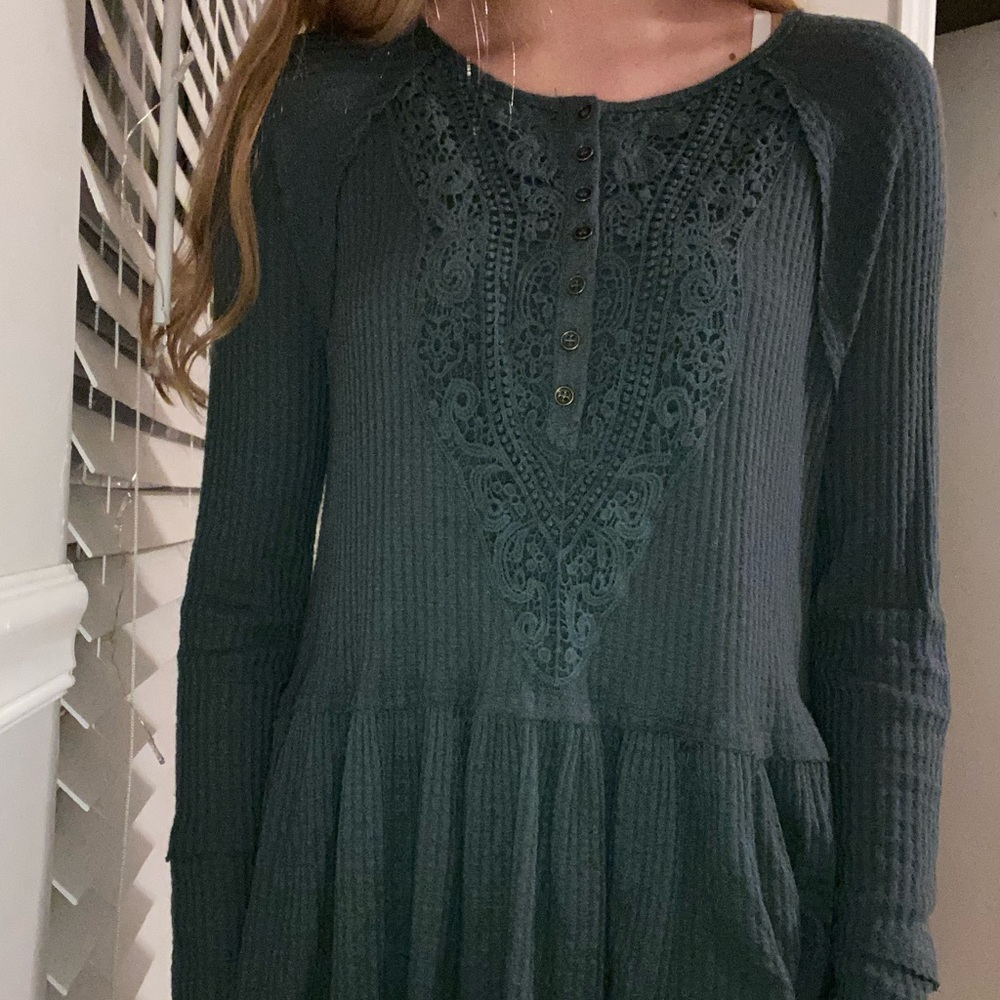 lace long sleeve top!